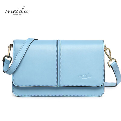 Per degree MEIDU Europe&the United States urban leather shoulder bag simple wild lady Messenger bag female bag MWB150770 light blue
Per degree MEIDU Europe&the United States urban leather shoulder bag simple wild lady Messenger bag female bag MWB150770 light blue