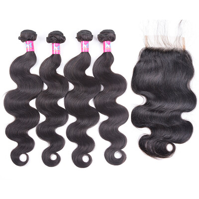 4 Bundles With 1 Pc Closure Brazilian Body Wave Top Quality Brazilian Virgin Hair Bundles With Closure
4 Bundles With 1 Pc Closure Brazilian Body Wave Top Quality Brazilian Virgin Hair Bundles With Closure