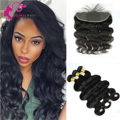 Udainty 8A Brazilian Virgin Hair Lace Frontal Closure 13×4 with 3 Bundles Body Wave 100 Unprocessed Human Hair Wavy Natural Color
Udainty 8A Brazilian Virgin Hair Lace Frontal Closure 13×4 with 3 Bundles Body Wave 100 Unprocessed Human Hair Wavy Natural Color