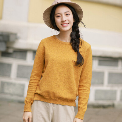 Yan Man INMAN 2017 autumn new sticky polyester blended short before the long round collar knit sweater women 1873132209 turmeric
Yan Man INMAN 2017 autumn new sticky polyester blended short before the long round collar knit sweater women 1873132209 turmeric