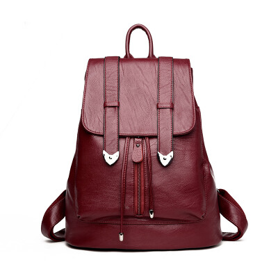 Women Leather Backpack School Bags Mochilas Mujer 2017 Backpacks For Teenage Girls Designer High Quality Sheepskin Travel Bag
Women Leather Backpack School Bags Mochilas Mujer 2017 Backpacks For Teenage Girls Designer High Quality Sheepskin Travel Bag