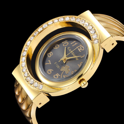New Arrive 2017 TOP Fashion Bracelet Cuff Bangle Watch 18K Gold Plated Crystal Quartz Wristwatch Women Dress Watch
New Arrive 2017 TOP Fashion Bracelet Cuff Bangle Watch 18K Gold Plated Crystal Quartz Wristwatch Women Dress Watch