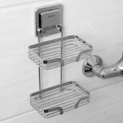Le stickers bathroom punch-free soap box bathroom stainless steel soap box toilet nail-free drain soap rack household items hotel bathroom wall-mounted double layer strong non-marking soap rack
Le stickers bathroom punch-free soap box bathroom stainless steel soap box toilet nail-free drain soap rack household items hotel bathroom wall-mounted double layer strong non-marking soap rack