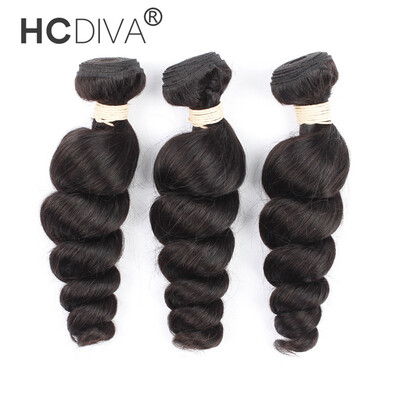HCDIVA 3 Bundles Loose Wave Brazilian Virgin Hair Unprocessed Human Hair Weaves Bundle Loose Wave 1B Natural Black 3Pcs Lot
HCDIVA 3 Bundles Loose Wave Brazilian Virgin Hair Unprocessed Human Hair Weaves Bundle Loose Wave 1B Natural Black 3Pcs Lot