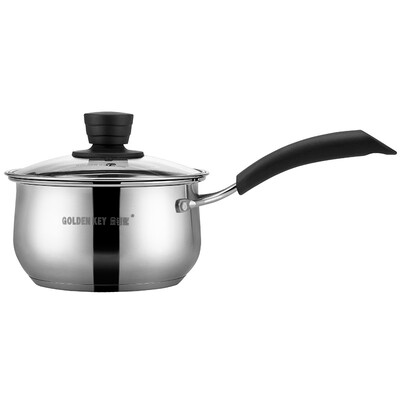 Jingdong Supermarket Golden Key GOLDEN KEY Milk pot 16cm stainless steel to really the end of a single handle GK-16A1F
Jingdong Supermarket Golden Key GOLDEN KEY Milk pot 16cm stainless steel to really the end of a single handle GK-16A1F