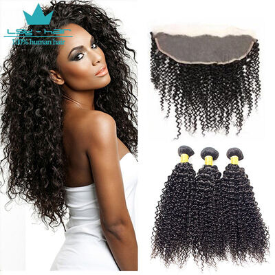 Peruvian Curly Virgin Hair Weaves 3 Bundles with 1pc 13x4 Ear to Ear Lace Frontal Closure unprocessed human hair extensions
Peruvian Curly Virgin Hair Weaves 3 Bundles with 1pc 13x4 Ear to Ear Lace Frontal Closure unprocessed human hair extensions