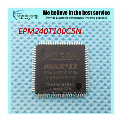 5PCS free shipping EPM240T100C5N EPM240 EPM120T100 TQFP-100 CPLD - Complex Programmable Logic Devices CPLD - MAX II 192
5PCS free shipping EPM240T100C5N EPM240 EPM120T100 TQFP-100 CPLD - Complex Programmable Logic Devices CPLD - MAX II 192