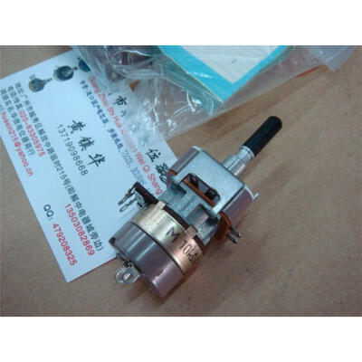 With switch potentiometer A10K pull switch after rotating three groups axis length 25MMF
With switch potentiometer A10K pull switch after rotating three groups axis length 25MMF