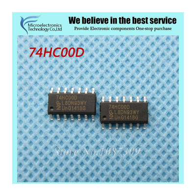 20pcs free shipping 74HC00D 74HC00 SN74HC00D SOP-14 Logic Gates QUAD 2-IN NAND GATE new original
20pcs free shipping 74HC00D 74HC00 SN74HC00D SOP-14 Logic Gates QUAD 2-IN NAND GATE new original