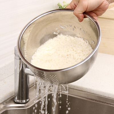 Ou Ruizhe Amoy rice 304 stainless steel thickened taste bucket wash basin sink Wash basin and basin basin rice screen
Ou Ruizhe Amoy rice 304 stainless steel thickened taste bucket wash basin sink Wash basin and basin basin rice screen