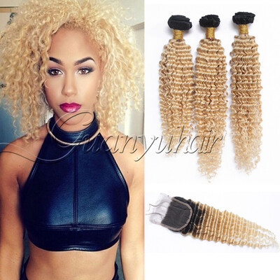 8A Brazilian Human Virgin Hair 4x4 Lace Frontal Closure with 3 Bundles Deep Curly Color 1B613
8A Brazilian Human Virgin Hair 4x4 Lace Frontal Closure with 3 Bundles Deep Curly Color 1B613