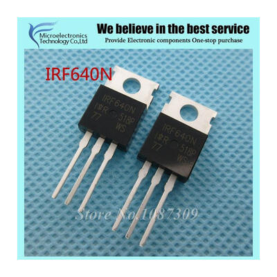 20pcs free shipping IRF640N F640 IRF640NPBF MOSFET MOSFT 200V 18A 150mOhm 44.7nC TO-220 new original
20pcs free shipping IRF640N F640 IRF640NPBF MOSFET MOSFT 200V 18A 150mOhm 44.7nC TO-220 new original