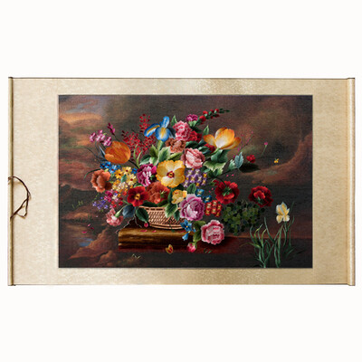 Xun yi ji Fine embroidery paintings Still flower basket pure hand made home decoration gift
Xun yi ji Fine embroidery paintings Still flower basket pure hand made home decoration gift