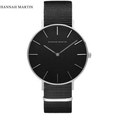 Hannah Martin Luxury Brand Watches Men Women Neutral Casual Fashion Clock Leather Nylon Quartz Wrist watch
Hannah Martin Luxury Brand Watches Men Women Neutral Casual Fashion Clock Leather Nylon Quartz Wrist watch