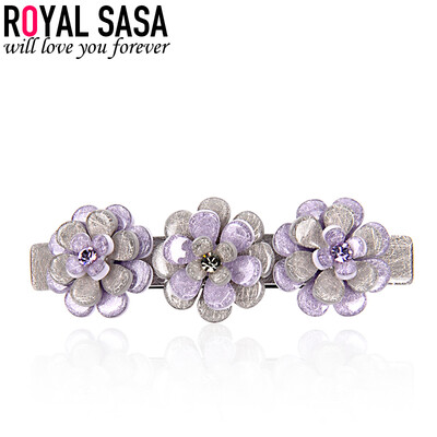 Royal Sasa Royalsasa headdress hair accessories horizontal folder spring clip tray top clip Horsetail Acrylic imitation crystal gray purple
Royal Sasa Royalsasa headdress hair accessories horizontal folder spring clip tray top clip Horsetail Acrylic imitation crystal gray purple