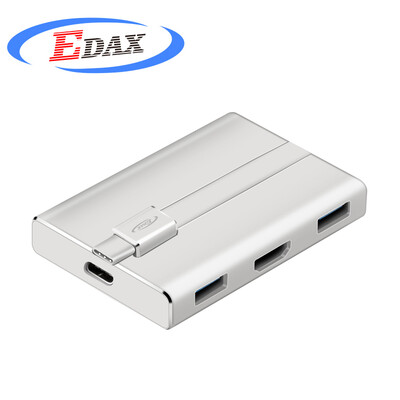 EDAX Type-C to HDMIUSB30 Converter 3-port USB30 HUB MacBook Extended Expansion Hub Splitter E024
EDAX Type-C to HDMIUSB30 Converter 3-port USB30 HUB MacBook Extended Expansion Hub Splitter E024