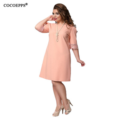 COCOEPPS 2017 Plus Size Women Lace Dress Summer Large Size Patchwork Ladies Office Dresses Big Size Evening Loose Vestidos
COCOEPPS 2017 Plus Size Women Lace Dress Summer Large Size Patchwork Ladies Office Dresses Big Size Evening Loose Vestidos