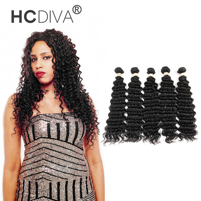 HCDIVA Brazilian Deep Wave Hair 5 Bundle Deal 100 Real Human Hair Wavy 1B Natural Black 8inch -28 inch in Stock Wholesale price
HCDIVA Brazilian Deep Wave Hair 5 Bundle Deal 100 Real Human Hair Wavy 1B Natural Black 8inch -28 inch in Stock Wholesale price