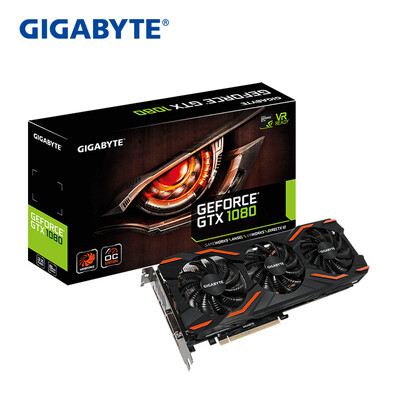Gigabyte (GIGABYTE) GTX 1080 WF3OC 1632-1771MHz / 10010MHz 8G / 256bit GDDR5X eat chicken graphics
Gigabyte (GIGABYTE) GTX 1080 WF3OC 1632-1771MHz / 10010MHz 8G / 256bit GDDR5X eat chicken graphics