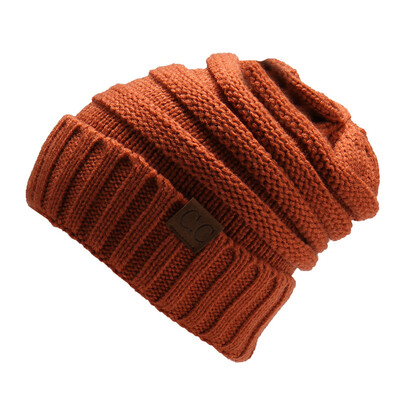 Men Women Winter Knitted Wool Cap Unisex Folds Casual CC labeling Beanies Hat Solid Color Hip-Hop Skullies Beanie Hat Gorros
Men Women Winter Knitted Wool Cap Unisex Folds Casual CC labeling Beanies Hat Solid Color Hip-Hop Skullies Beanie Hat Gorros
