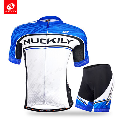 NUCKILY Mens summer short sleeve outdoor cycling suit SBS Full length zipper jersey with polyester short bike wear
NUCKILY Mens summer short sleeve outdoor cycling suit SBS Full length zipper jersey with polyester short bike wear