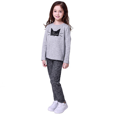 Love by (liancaiyi) girl autumn kitten printing kitted suit 6AG15078 flowers gray 140cm
Love by (liancaiyi) girl autumn kitten printing kitted suit 6AG15078 flowers gray 140cm