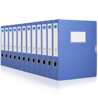 (Deli) 33150 прочный 4-дюймовый файл box / file box / box A4 / 75mm 10 только с синим 
(Deli) 33150 прочный 4-дюймовый файл box / file box / box A4 / 75mm 10 только с синим