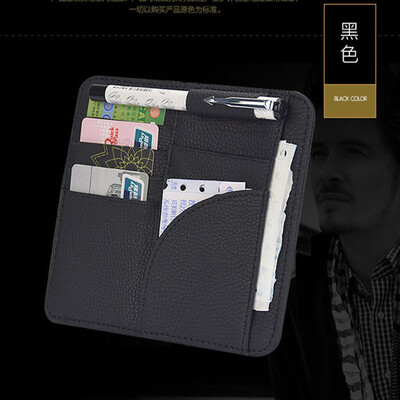 Car Interior Multifunction Business Card Wallet Sun Visor Invoice Mini Storage Card Bag
Car Interior Multifunction Business Card Wallet Sun Visor Invoice Mini Storage Card Bag