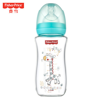 Fisher Price newborn baby baby wide-bore glass bottle anti-fall explosion-proof anti-flatulence simulation breast milk bottle 260ml lake blue
Fisher Price newborn baby baby wide-bore glass bottle anti-fall explosion-proof anti-flatulence simulation breast milk bottle 260ml lake blue
