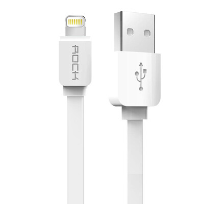 ROCK Плоской Кабель для передачи данных и зарядки для Mac 6iPhone7Plus / 6 / 6s / 5 / SE / iPad4 / 5 Air 1м белый
ROCK Плоской Кабель для передачи данных и зарядки для Mac 6iPhone7Plus / 6 / 6s / 5 / SE / iPad4 / 5 Air 1м белый