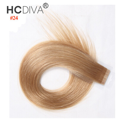 HCDIVA 18' 22' Tape Hair Virgin Human Hair Extensions Straight 20pcs/pack PU Tape In Hair Skin Weft 40g/set Color #18 #22 #24 #60
HCDIVA 18' 22' Tape Hair Virgin Human Hair Extensions Straight 20pcs/pack PU Tape In Hair Skin Weft 40g/set Color #18 #22 #24 #60