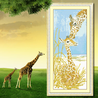 embroider DIY DMC Cross stitchSets For Embroidery kits Giraffe s mother& child loves factory direct sale
embroider DIY DMC Cross stitchSets For Embroidery kits Giraffe s mother& child loves factory direct sale