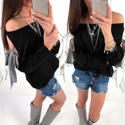 Womens Off Shoulder Baggy Ladies Tops Chunky Knitted Oversized Sweater Jumper UK
Womens Off Shoulder Baggy Ladies Tops Chunky Knitted Oversized Sweater Jumper UK