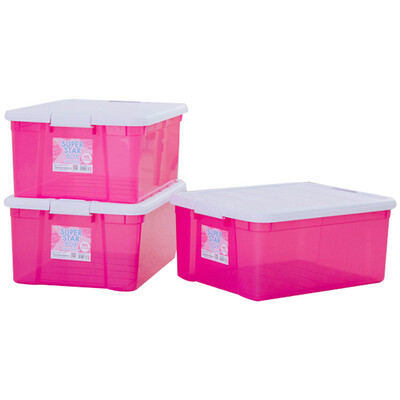 Alice IRIS Green Plastic Storage Organizer Storage Box SSB-40 WhiteTransparent Powder 40L 3 Pack
Alice IRIS Green Plastic Storage Organizer Storage Box SSB-40 WhiteTransparent Powder 40L 3 Pack