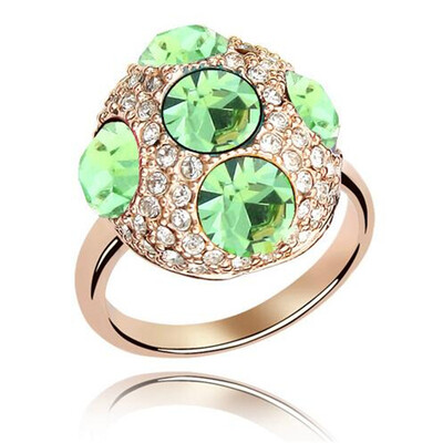 Austrian Crystals Ring Rose Gold Color Engagement Rings for Women Wedding Trendy Jewelry Mushroom Shape 4166
Austrian Crystals Ring Rose Gold Color Engagement Rings for Women Wedding Trendy Jewelry Mushroom Shape 4166