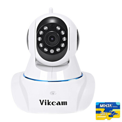 Vikcam C25 720P HD IP Camera Two Way Audio 360 Degrees View Angle Triple Stream Security Camera
Vikcam C25 720P HD IP Camera Two Way Audio 360 Degrees View Angle Triple Stream Security Camera