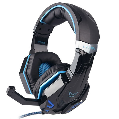 Hyundai HYUNDAI HY-A900MV Stereo gaming headphones Genuine cool LED light Jade life to survive headphones to eat chicken headphones black blue
Hyundai HYUNDAI HY-A900MV Stereo gaming headphones Genuine cool LED light Jade life to survive headphones to eat chicken headphones black blue
