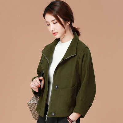 City plus CIYPLUS 2017 winter new women&39s casual wild short jacket loose woolen jacket CWWT179169 military green
City plus CIYPLUS 2017 winter new women&39s casual wild short jacket loose woolen jacket CWWT179169 military green