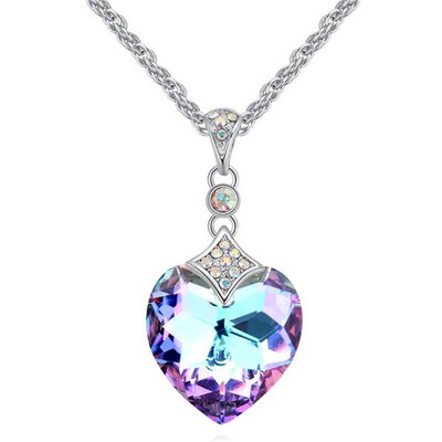 Fashion High Quality Austrian Crystal Heart Pendant Necklace For Women Gift Bride Wedding Jewelry 25228
Fashion High Quality Austrian Crystal Heart Pendant Necklace For Women Gift Bride Wedding Jewelry 25228