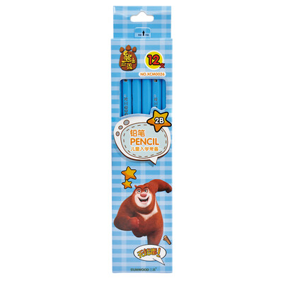 Sanmu SUNWOOD Bear Infested Cartoon 2B PencilExam Tuka Pencil Blue Hexagon Pen 12 Pack XCM0026 Student Stationery
Sanmu SUNWOOD Bear Infested Cartoon 2B PencilExam Tuka Pencil Blue Hexagon Pen 12 Pack XCM0026 Student Stationery