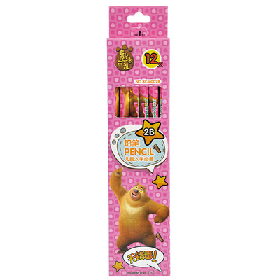 Sanmu SUNWOOD Bear Infest Cartoon 2B Exam Tuka Pencil Pink Hexagon Rod 12 Pack XCM0028 Student Stationery
Sanmu SUNWOOD Bear Infest Cartoon 2B Exam Tuka Pencil Pink Hexagon Rod 12 Pack XCM0028 Student Stationery