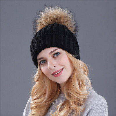 Mink and Fox Fur Ball Cap Pom Poms Winter Hat for Women Girl 's Hat Knitted Beanies Cap Brand New Thick Female Cap
Mink and Fox Fur Ball Cap Pom Poms Winter Hat for Women Girl 's Hat Knitted Beanies Cap Brand New Thick Female Cap