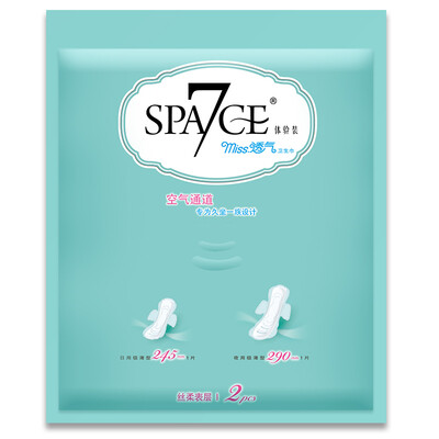 Seven degrees space (SPACE7) sanitary napkins Miss breathable silk soft surface daily thin 245mm * 10 pieces
Seven degrees space (SPACE7) sanitary napkins Miss breathable silk soft surface daily thin 245mm * 10 pieces