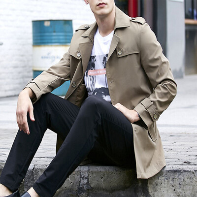 2017 men's windbreaker autumn new men's casual big lapel coat coat youth business men's windbreaker
2017 men's windbreaker autumn new men's casual big lapel coat coat youth business men's windbreaker