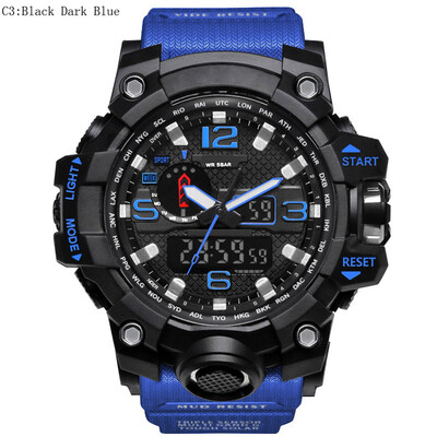 Fashion Military Sport Watches for Men Male Outdoor Waterproof Dual LED Digital Quartz Wristwatch Time Clock Gift
Fashion Military Sport Watches for Men Male Outdoor Waterproof Dual LED Digital Quartz Wristwatch Time Clock Gift