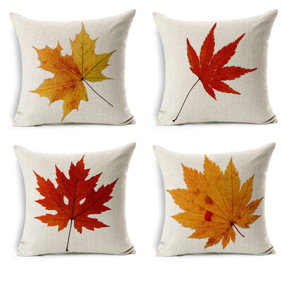 Cotton Linen LeavesMaple Leaf Cushion Covers 18 x 18 Inch Sofa Fall Home Decor Throw Pillow Case Pillow Covers Set of 4
Cotton Linen LeavesMaple Leaf Cushion Covers 18 x 18 Inch Sofa Fall Home Decor Throw Pillow Case Pillow Covers Set of 4
