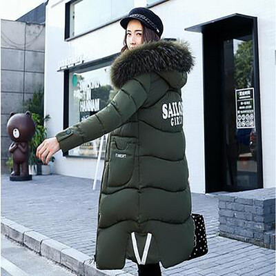 long paragraph down jacket 2017 winter new cotton jacket women large size thick knees down jacket
long paragraph down jacket 2017 winter new cotton jacket women large size thick knees down jacket