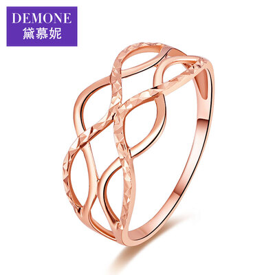DEMONE DEMONE SR0331KJ22 18K Gold rose gold hollow ring color gold large hollow ring female models Korean version
DEMONE DEMONE SR0331KJ22 18K Gold rose gold hollow ring color gold large hollow ring female models Korean version