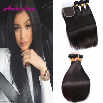 Brazilian Straight Virgin Hair 3 Bundles with Lace Closure Cheap Hair Extensions with Closure Wholesale Price
Brazilian Straight Virgin Hair 3 Bundles with Lace Closure Cheap Hair Extensions with Closure Wholesale Price