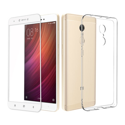 【Shell film set】 ESCASE millet red rice Note4 phone shell to send full screen white steel film all-inclusive drop series soft shell / transparent
【Shell film set】 ESCASE millet red rice Note4 phone shell to send full screen white steel film all-inclusive drop series soft shell / transparent